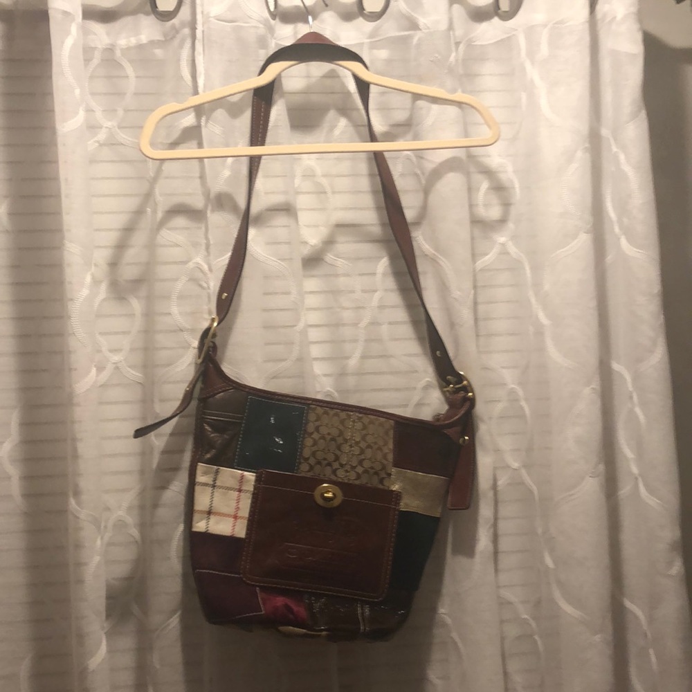 Bucket bag, leather